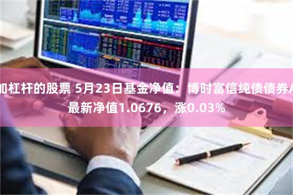 加杠杆的股票 5月23日基金净值：博时富信纯债债券A最新净值1.0676，涨0.03%