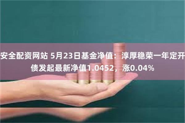 安全配资网站 5月23日基金净值：淳厚稳荣一年定开债发起最新净值1.0452，涨0.04%