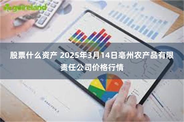 股票什么资产 2025年3月14日亳州农产品有限责任公司价格行情